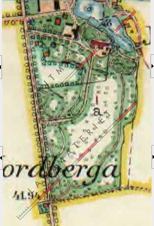 Historisk karta över Jordberga